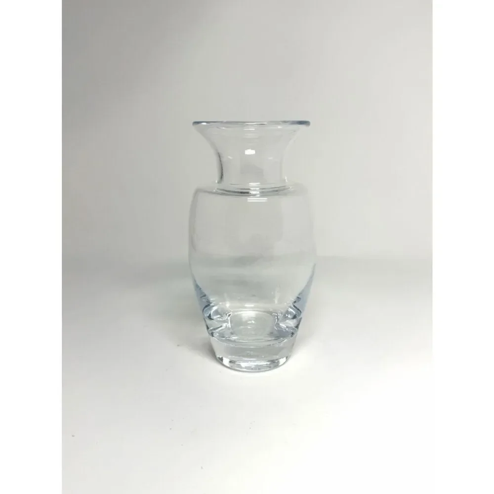 Simon Pearce Glass Vase Shelburne Art Glass Hand Blown 5.75”